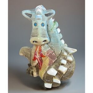 Artesania Rinconada Vintage Retired Dragon Figurine #252 Uruguay Signed